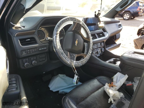 2021 Chevrolet Tahoe High Country with VIN 1GNSKTKL4MR189370, listed as a Copart auction lot 79392694 with 52,247 mi miles and Salvage Title. Bid and sale history available at carsss.com. Image 8.
