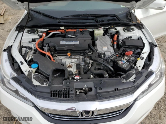 2017 Honda Accord Hybrid with VIN JHMCR6F35HC007106, listed as a Copart auction lot 50763055 with 125,260 mi miles and Salvage Title. Bid and sale history available at carsss.com. Image 11.
