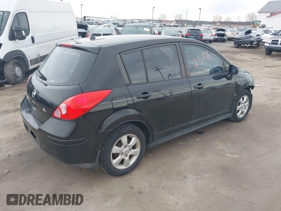 2008 Nissan Versa 1.8 S with VIN 3N1BC13E78L350580, listed as a IAAI auction lot 41512578 with 118,067 mi miles. Bid and sale history available at carsss.com. Image 4.
