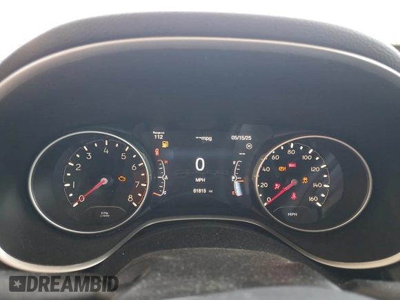 2018 Jeep Compass Limited z VIN 3C4NJCCBXJT361662, wystawiony jako Copart lot #57085315 z przebiegiem 61 815 mil mil oraz Szkoda całkowita • Salvage title. Historia ofert i sprzedaży dostępna na DreamBid. Obrazek 9.