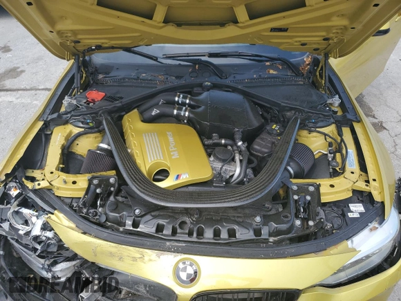 2015 BMW M4 with VIN WBS3R9C51FK334817, listed as a Copart auction lot 53521564 with 51,403 mi miles. Bid and sale history available at carsss.com. Image 13.