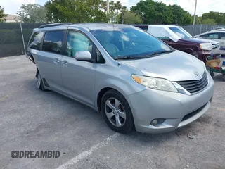 2013 Toyota Sienna LE AAS with VIN 5TDKK3DC4DS399295, listed as a IAAI auction lot 42173970 with 128,350 mi miles and . Bid and sale history available at DreamBid. Image 1.