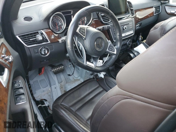 2017 Mercedes-Benz GLS with VIN 4JGDF7FE2HA887419, listed as a Copart auction lot 82378784 with 0 mi miles and Salvage Title. Bid and sale history available at carsss.com. Image 8.