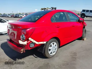 2016 Chevrolet Sonic LS with VIN 1G1JA5SH6G4105932, listed as a IAAI auction lot 35487736 with 91,467 mi miles and . Bid and sale history available at DreamBid. Image 4.