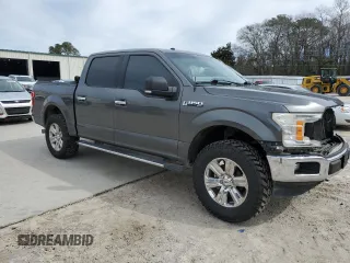 2018 Ford F-150 XL with VIN 1FTEW1EG1JFA92296, listed as a Copart auction lot 45866275 with 165,015 mi miles and Clean Title. Bid and sale history available at carsss.com. Image 4.