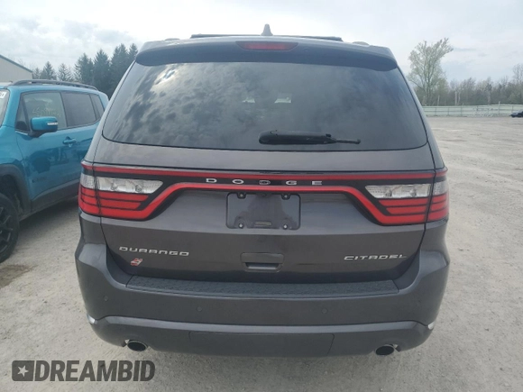 2020 Dodge Durango Citadel with VIN 1C4SDJET3LC321216, listed as a Copart auction lot 53812535 with 85,466 mi miles and Salvage Title. Bid and sale history available at carsss.com. Image 6.
