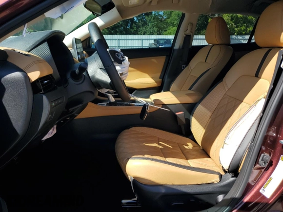 2024 Nissan Sentra SV with VIN 3N1AB8CV1RY382632, listed as a Copart auction lot 55803925 with 14,721 mi miles and Salvage title. Bid and sale history available at DreamBid. Image 7.