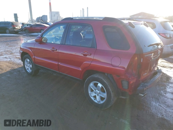 2009 Kia Sportage LX with VIN KNDJE723997634014, listed as a IAAI auction lot 41452224 with 148,643 mi miles. Bid and sale history available at carsss.com. Image 3.