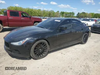2016 Maserati Ghibli z VIN ZAM57XSA9G1181731, wystawiony jako Copart lot #52602005 z przebiegiem 96 594 mil mil oraz Szkody całkowita. Historia ofert i sprzedaży dostępna na DreamBid. Obrazek 1.