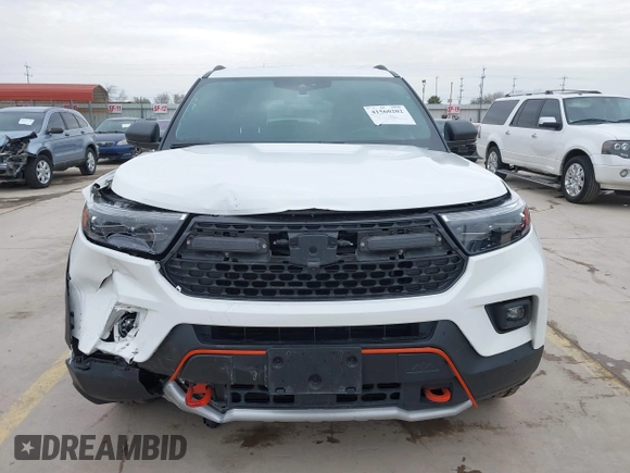 2023 Ford Explorer Timberline with VIN 1FMSK8JH1PGB89065, listed as a IAAI auction lot 41560202 with 21,831 mi miles. Bid and sale history available at carsss.com. Image 12.