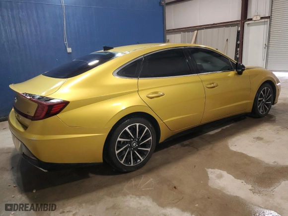 2020 Hyundai Sonata SEL Plus with VIN 5NPEJ4J29LH043401, listed as a Copart auction lot 49183115 with 68,851 mi miles and Clean Title. Bid and sale history available at carsss.com. Image 3.