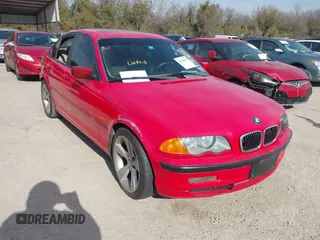 1999 BMW 3 Series 328i with VIN WBAAM5338XKG09282, listed as a IAAI auction lot 41280469 with Not Provided miles. Bid and sale history available at carsss.com. Image 1.