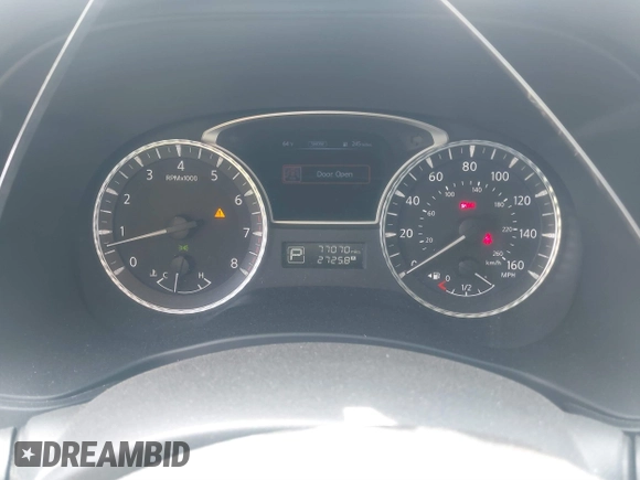 2015 Infiniti QX60 with VIN 5N1AL0MM9FC514957, listed as a IAAI auction lot 41714774 with 77,070 mi miles. Bid and sale history available at carsss.com. Image 7.