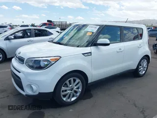 2018 Kia Soul + with VIN KNDJP3A56J7536309, listed as a IAAI auction lot 42009706 with 104,109 mi miles. Bid and sale history available at carsss.com. Image 2.