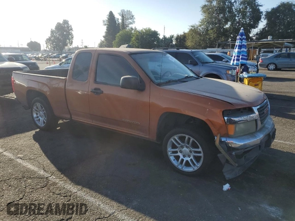 2005 GMC Canyon SLE Z85 with VIN 1GTCS196958110395, listed as a Copart auction lot 71840354 with 369,030 mi miles and Salvage Title. Bid and sale history available at carsss.com. Image 4.