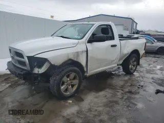 2013 Ram 1500 Express with VIN 3C6JR7AT7DG513346, listed as a Copart auction lot 47783735 with 144,570 mi miles and Salvage title. Bid and sale history available at DreamBid. Image 1.