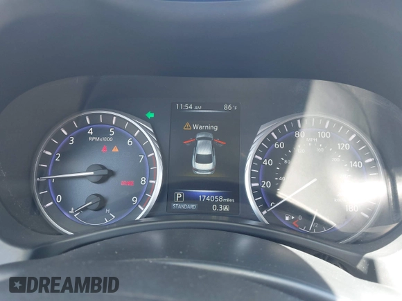 2017 Infiniti Q50 Premium z VIN JN1EV7AP5HM733602, wystawiony jako IAAI lot #42334405 z przebiegiem 174 058 mil mil oraz . Historia ofert i sprzedaży dostępna na DreamBid. Obrazek 7.