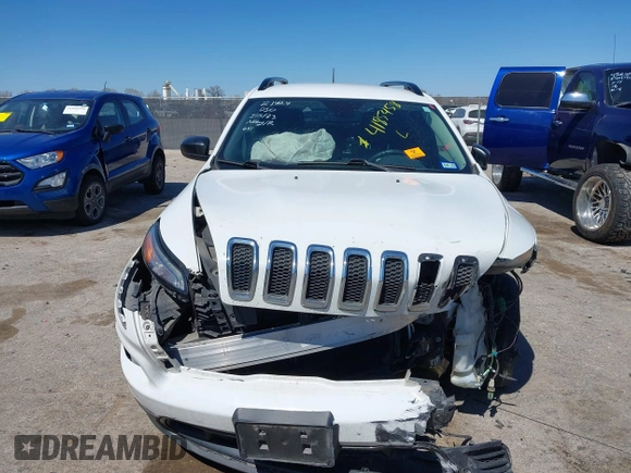 2017 Jeep Cherokee Sport with VIN 1C4PJLAB2HW578221, listed as a IAAI auction lot 41845458 with 189,580 mi miles and . Bid and sale history available at DreamBid. Image 12.