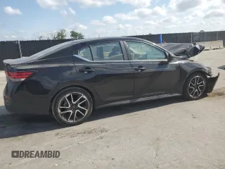 2024 Nissan Sentra SR с VIN 3N1AB8DV3RY306747, выставлен на аукционе Copart как лот 54246175 с пробегом 26 376 миль миль и На запчасти • Non repairable. История ставок и продаж доступна на DreamBid. Изображение 3.