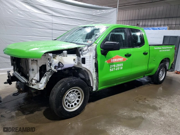 2019 Chevrolet Silverado 1500 Work Truck with VIN 1GCRYAEH1KZ222601, listed as a Copart auction lot 49102385 with 193,244 mi miles and Salvage Title. Bid and sale history available at carsss.com. Image 1.