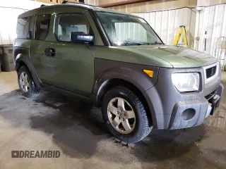 2003 Honda Element EX with VIN 5J6YH28583L033946, listed as a Copart auction lot 56095145 with 284,453 mi miles and Clean Title. Bid and sale history available at DreamBid. Image 4.