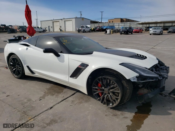 2016 Chevrolet Corvette Z06 2LZ with VIN 1G1YS2D67G5612192, listed as a Copart auction lot 83853334 with 33,808 mi miles and Salvage Title. Bid and sale history available at carsss.com. Image 4.