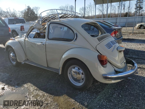 1973 Volkswagen Beetle with VIN 1332475877, listed as a Copart auction lot 87847085 with 2,388 mi miles and Non Repairable. Bid and sale history available at DreamBid. Image 2.