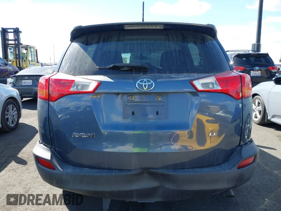 2013 Toyota RAV4 LE with VIN JTMZFREV9DD019756, listed as a IAAI auction lot 41708194 with 126,689 mi miles and . Bid and sale history available at carsss.com. Image 16.