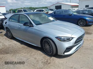 2024 Mercedes-Benz C 300 with VIN W1KAF4GB7RR188371, listed as a IAAI auction lot 42657847 with 20,156 mi miles and . Bid and sale history available at DreamBid. Image 1.