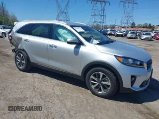 2019 Kia Sorento EX V6 with VIN 5XYPHDA52KG564867, listed as a IAAI auction lot 41991146 with 70,458 mi miles. Bid and sale history available at carsss.com. Image 1.