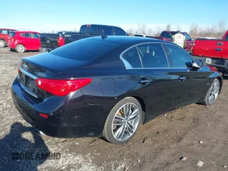 2014 Infiniti Q50 Premium with VIN JN1AV7AR7EM700161, listed as a IAAI auction lot 41973223 with 218,288 mi miles and . Bid and sale history available at carsss.com. Image 4.