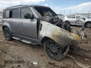 2022 Land Rover Defender S with VIN SALEJ7RX4N2091807, listed as a Copart auction lot 53558115 with Not provided miles and Salvage title. Bid and sale history available at DreamBid. Image 4.