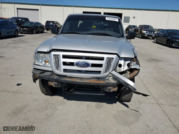2007 Ford Ranger STX with VIN 1FTYR44E87PA92885, listed as a Copart auction lot 75245354 with 199,607 mi miles and Salvage Title. Bid and sale history available at carsss.com. Image 5.