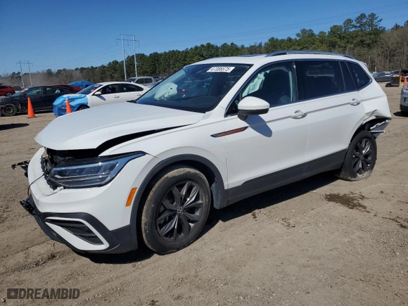 2022 Volkswagen Tiguan SE with VIN 3VV3B7AX6NM014132, listed as a Copart auction lot 47386675 with 0 mi miles and Salvage Title. Bid and sale history available at carsss.com. Image 1.