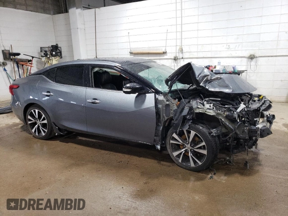2018 Nissan Maxima S with VIN 1N4AA6AP5JC382984, listed as a Copart auction lot 59925705 with 91,925 mi miles and Salvage title. Bid and sale history available at DreamBid. Image 4.