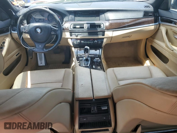 2013 BMW 5 Series 535i with VIN WBAFR7C50DC828552, listed as a Copart auction lot 60445315 with 174,832 mi miles and Salvage title. Bid and sale history available at DreamBid. Image 8.