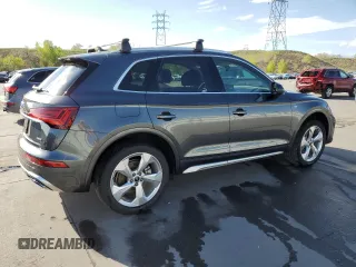 2023 Audi Q5 S line Premium Plus with VIN WA1EAAFY4P2152670, listed as a Copart auction lot 55598575 with 11,003 mi miles and Salvage title. Bid and sale history available at DreamBid. Image 3.