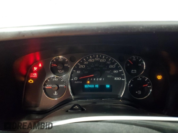 2013 GMC Savana Cargo Van with VIN 1GTZ7TBG2D1118954, listed as a Copart auction lot 73755124 with 117,410 mi miles and Salvage Title. Bid and sale history available at carsss.com. Image 9.