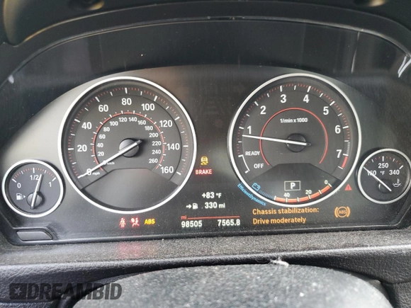 2016 BMW 4 Series 428i xDrive with VIN WBA3N9C54GK250508, listed as a Copart auction lot 58236065 with 98,505 mi miles and Salvage title. Bid and sale history available at DreamBid. Image 9.