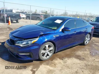 2019 Kia Optima LX with VIN 5XXGT4L35KG303814, listed as a IAAI auction lot 41769183 with 107,509 mi miles. Bid and sale history available at carsss.com. Image 17.