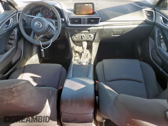 2018 Mazda 3 Sport with VIN 3MZBN1U76JM218897, listed as a Copart auction lot 49348515 with 124,086 mi miles and Salvage Title. Bid and sale history available at DreamBid. Image 8.