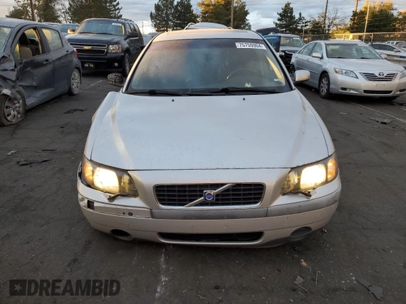 2004 Volvo S60 with VIN YV1RH59H342395236, listed as a Copart auction lot 75759904 with 143,852 mi miles and Salvage Title. Bid and sale history available at carsss.com. Image 5.