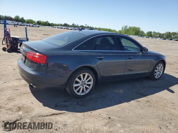 2013 Audi A6 Premium Plus with VIN WAUGFAFC9DN053872, listed as a Copart auction lot 54935735 with 117,804 mi miles and Clean title. Bid and sale history available at DreamBid. Image 3.