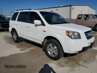 2007 Honda Pilot EX-L with VIN 5FNYF28777B022958, listed as a Copart auction lot 46793575 with 96,016 mi miles and Salvage Title. Bid and sale history available at DreamBid. Image 4.