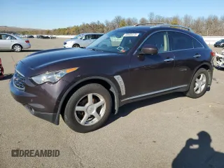 2010 Infiniti FX z VIN JN8AS1MW2AM852299, wystawiony jako Copart lot #48605375 z przebiegiem 223 607 mil mil oraz Czysty tytuł • Clean title. Historia ofert i sprzedaży dostępna na DreamBid. Obrazek 1.