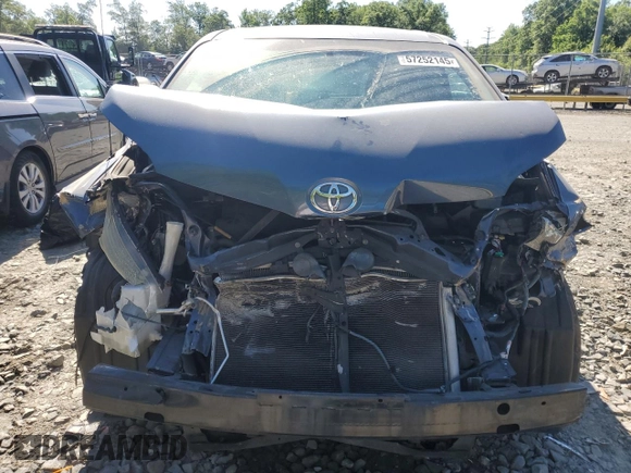 2013 Toyota Sienna L with VIN 5TDZK3DC7DS381775, listed as a Copart auction lot 57252145 with 221,160 mi miles and Salvage title. Bid and sale history available at DreamBid. Image 5.