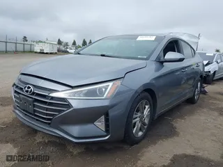 2019 Hyundai Elantra SEL with VIN KMHD84LF1KU816854, listed as a IAAI auction lot 41648387 with 55,070 mi miles. Bid and sale history available at carsss.com. Image 15.