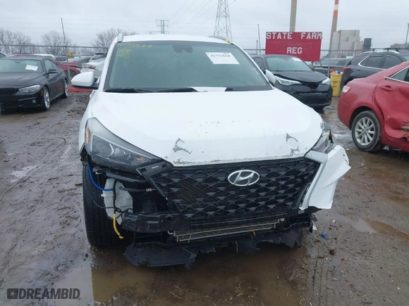 2019 Hyundai Tucson SEL with VIN KM8J33AL2KU991344, listed as a IAAI auction lot 41722608 with 56,185 mi miles. Bid and sale history available at carsss.com. Image 12.