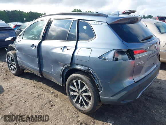 2022 Toyota Corolla Cross XLE with VIN 7MUEAABG1NV038625, listed as a IAAI auction lot 42434536 with 47,983 mi miles and . Bid and sale history available at DreamBid. Image 3.