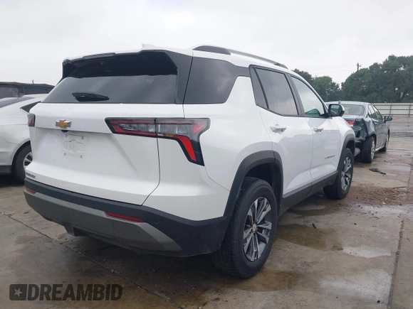 2025 Chevrolet Equinox FWD LT with VIN 3GNAXHEG9SL183867, listed as a IAAI auction lot 42178528 with 14,931 mi miles and . Bid and sale history available at DreamBid. Image 4.